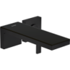 Jednouchwytowa bateria umywalkowa z wylewką 221 mm, ścienna, podtynkowa czarny matowy/czarne szkło MyEdition AXOR 47060670