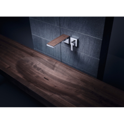 Jednouchwytowa bateria umywalkowa z wylewką 221 mm bez płytki, ścienna, podtynkowa Chrom MyEdition AXOR 47062000