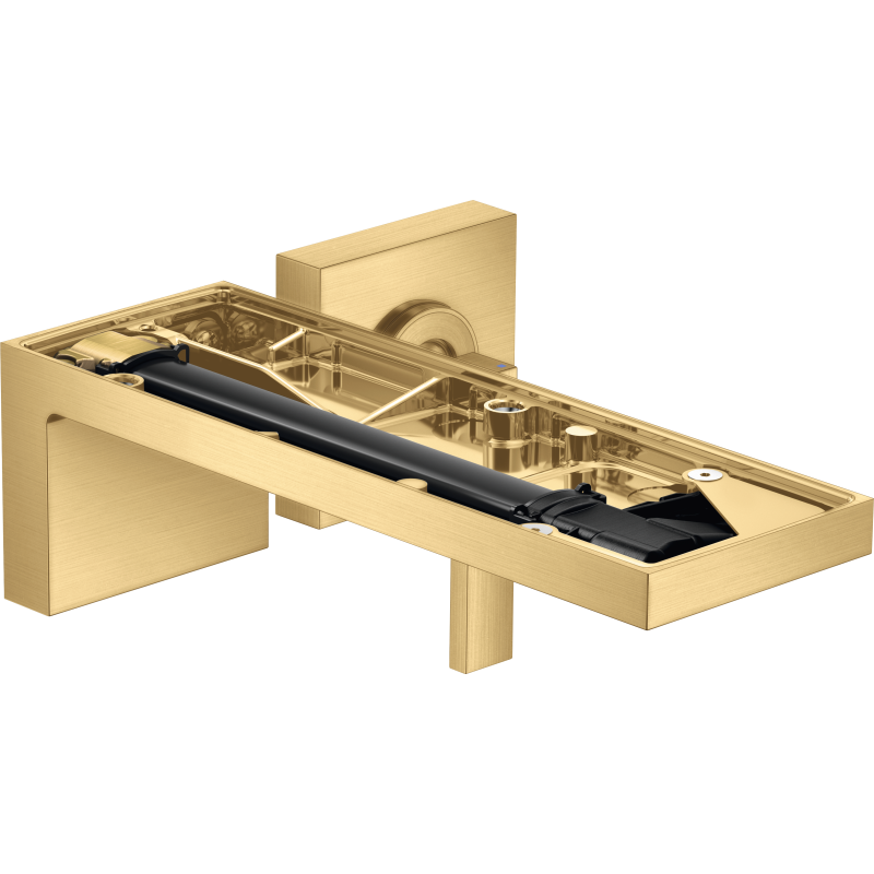 Bateria umywalkowa z wylewką 221 mm bez płytki, ścienna, podtynkowa Złoty Optyczny Szczotkowany MyEdition AXOR 47062250