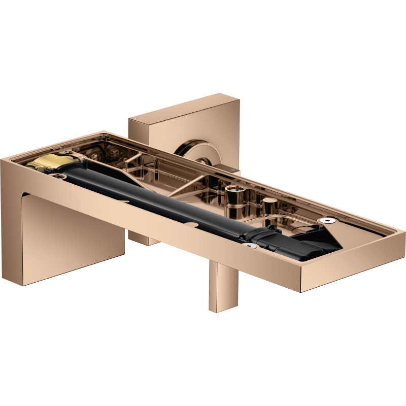 Bateria umywalkowa z wylewką 221 mm bez płytki, ścienna, podtynkowa Czerwony Złoty Polerowany MyEdition AXOR 47062300