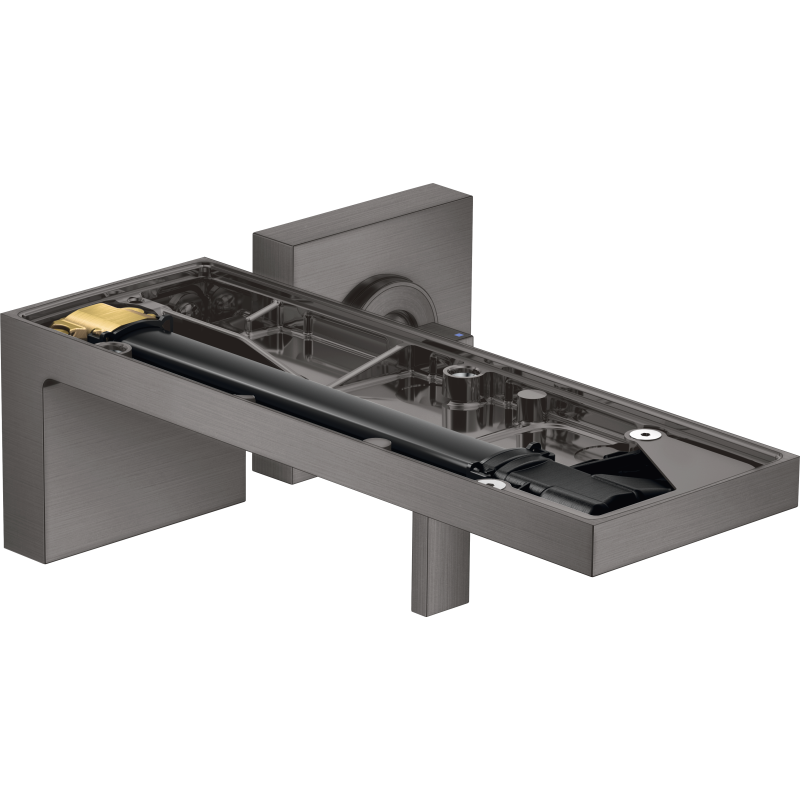 Bateria umywalkowa z wylewką 221 mm bez płytki, ścienna, podtynkowa Czarny Chrom Szczotkowany MyEdition AXOR 47062340