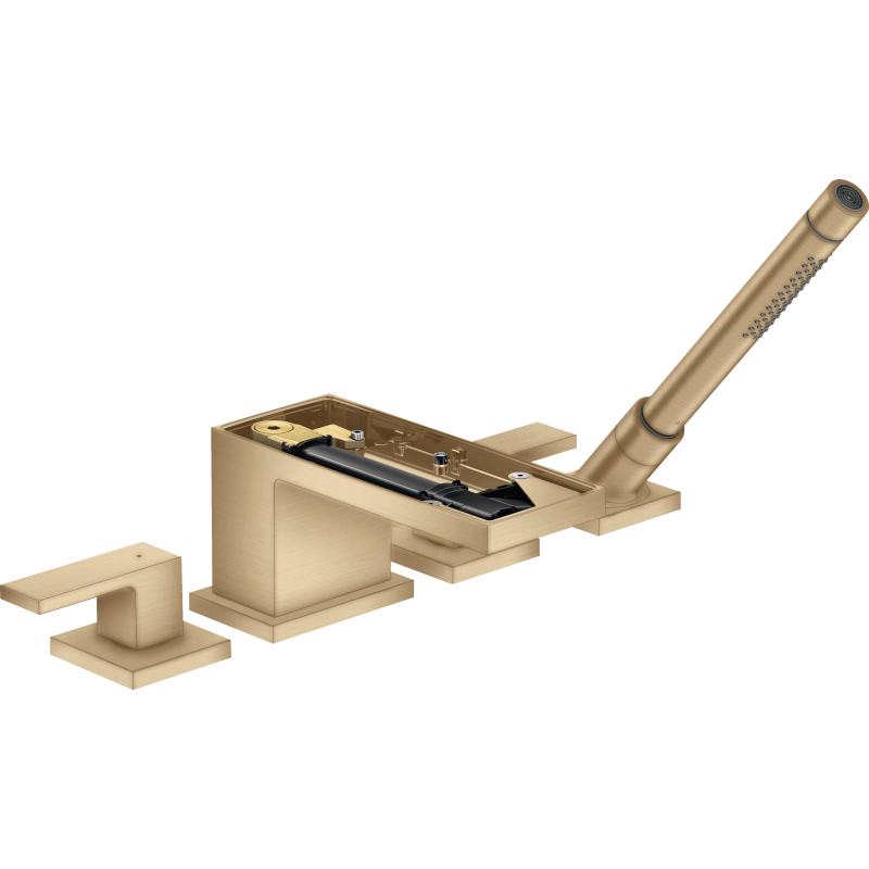 4-otworowa bateria na brzeg wanny bez płytki Brąz Szczotkowany MyEdition AXOR 47432140