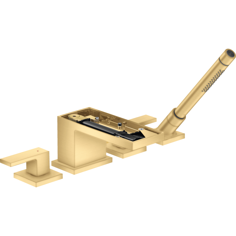 4-otworowa bateria na brzeg wanny bez płytki Złoty Optyczny Szczotkowany MyEdition AXOR 47432250