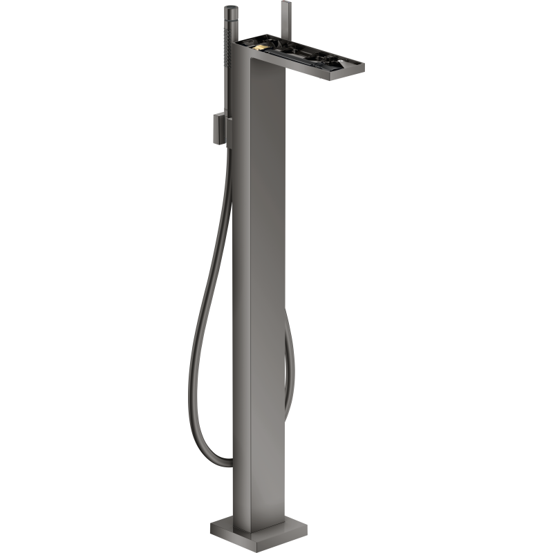 Jednouchwytowa bateria wannowa bez płytki, wolnostojąca Czarny Chrom Polerowany MyEdition AXOR 47442330