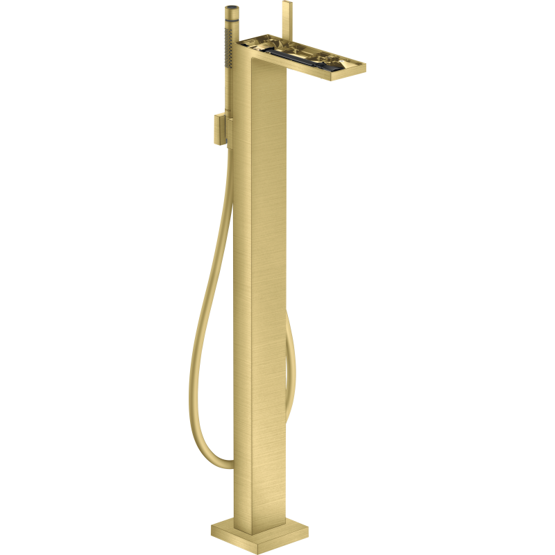 Jednouchwytowa bateria wannowa bez płytki, wolnostojąca Mosiądz Szczotkowany MyEdition AXOR 47442950