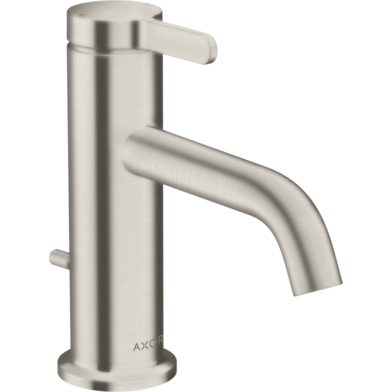 Jednouchwytowa bateria umywalkowa 70 z kompletem odpływowym z cięgłem Stal Szlachetna Optyczna One AXOR 48000800