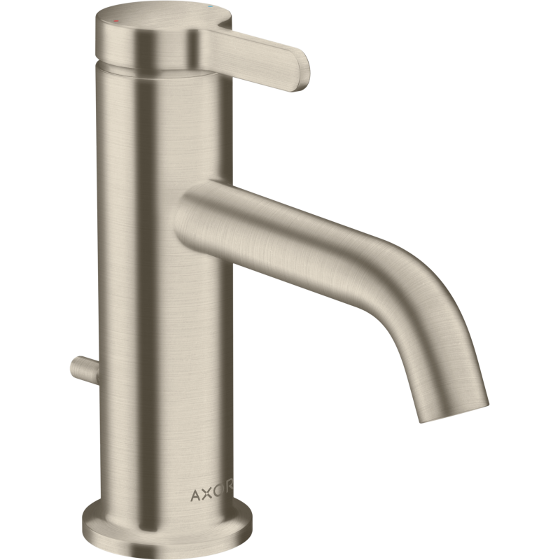 Jednouchwytowa bateria umywalkowa 70 z kompletem odpływowym z cięgłem Nikiel Szczotkowany One AXOR 48000820
