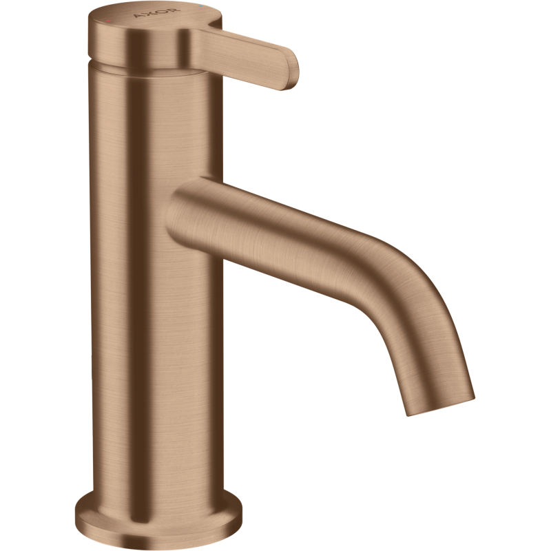 Jednouchwytowa bateria umywalkowa 70 z niezamykanym kompletem odpływowym Czerwony Złoty Szczotkowany One AXOR 48001310