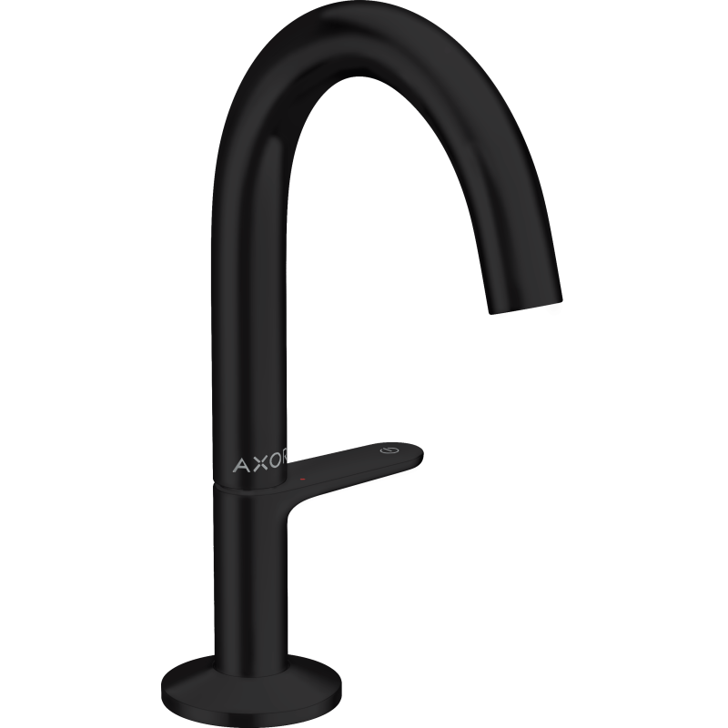 Bateria umywalkowa Select 140 z kompletem odpływowym Push-Open Czarny Matowy One AXOR 48010670