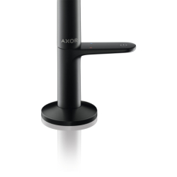 Bateria umywalkowa Select 170 z kompletem odpływowym Push-Open Czarny Matowy One AXOR 48020670