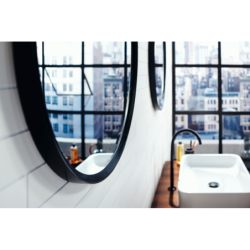 Bateria umywalkowa Select 260 do umywalek nablatowych z kompletem odpływowym Push-Open Czarny Matowy One AXOR 48030670