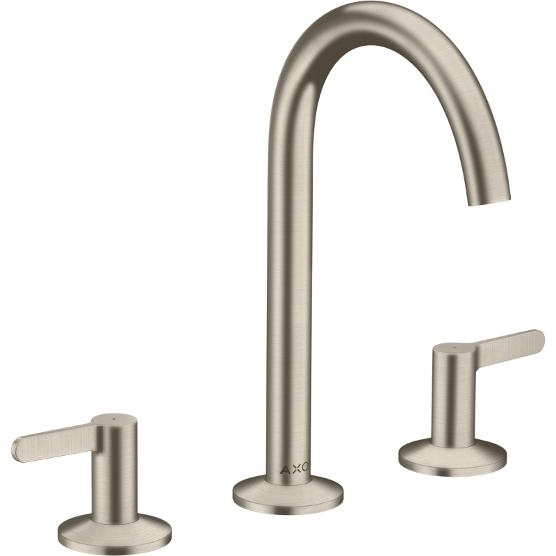 3-otworowa bateria umywalkowa 170 z kompletem odpływowym Push-Open Nikiel Szczotkowany One AXOR 48050820