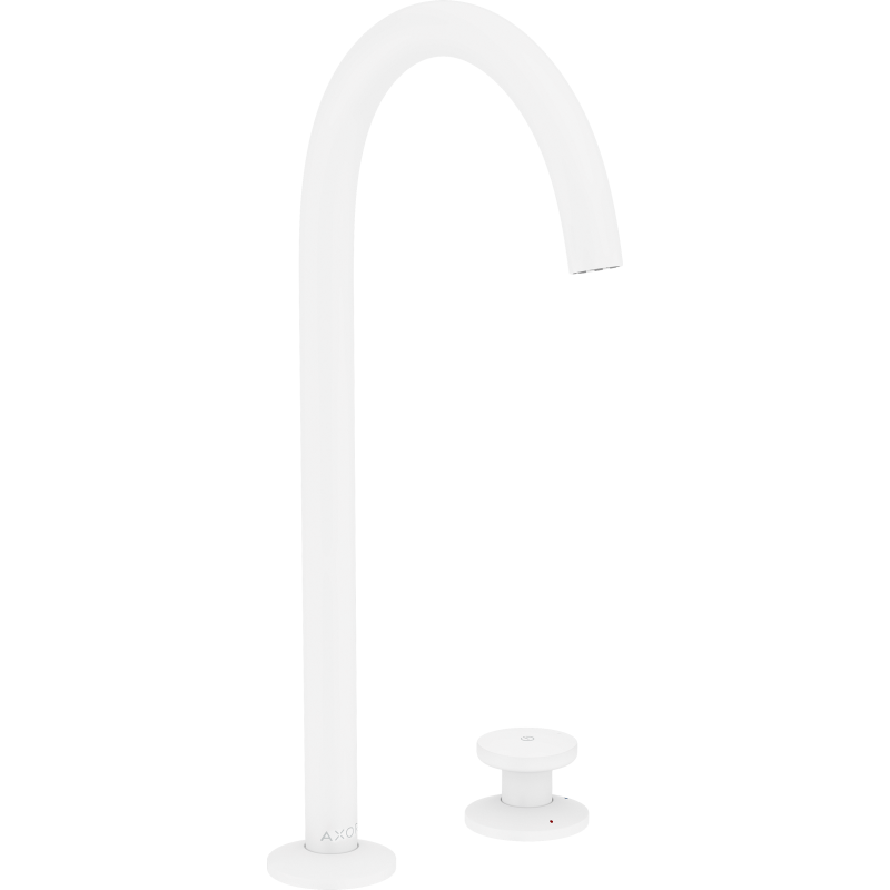 2-otworowa bateria umywalkowa Select 260 z kompletem odpływowym Push-Open Biały Matowy One AXOR 48060700