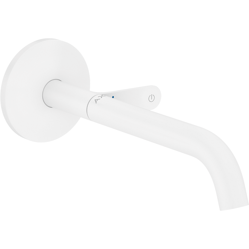 Bateria umywalkowa Select z wlewką 220 mm, ścienna, podtynkowa Biały Matowy One AXOR 48112700