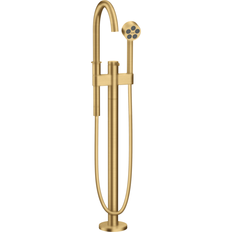 Jednouchwytowa bateria wannowa, wolnostojąca Złoty Optyczny Szczotkowany One AXOR 48440250