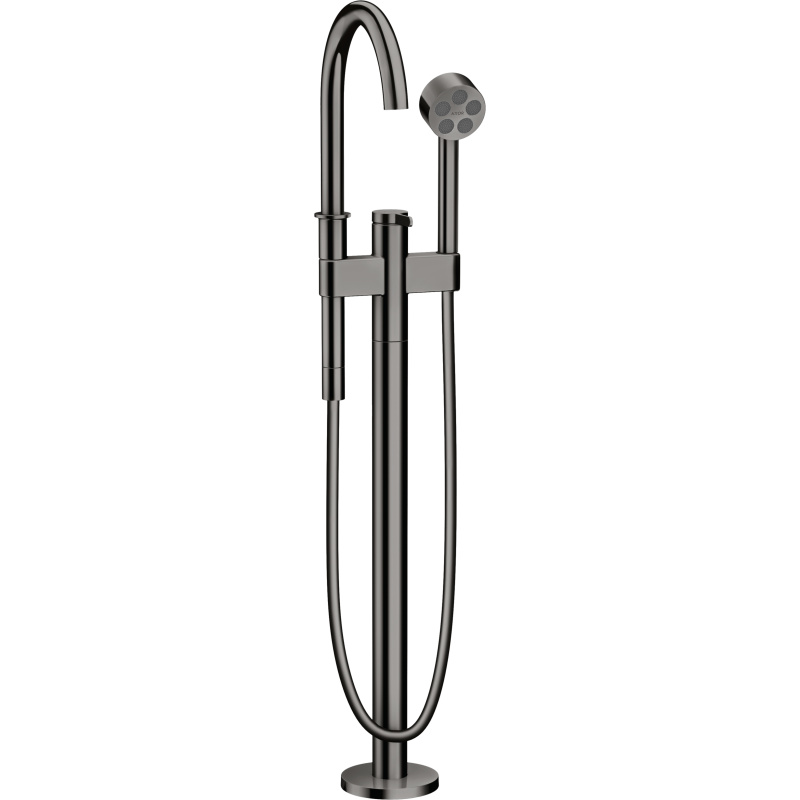 Jednouchwytowa bateria wannowa, wolnostojąca Czarny Chrom Polerowany One AXOR 48440330