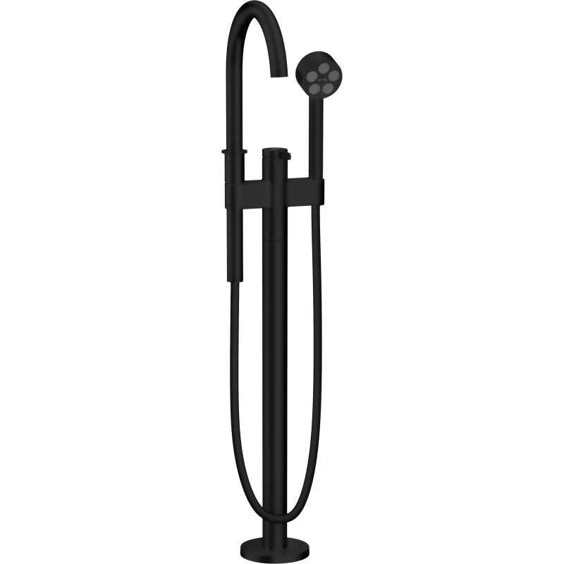 Jednouchwytowa bateria wannowa, wolnostojąca Czarny Matowy One AXOR 48440670