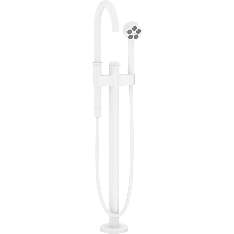 Jednouchwytowa bateria wannowa, wolnostojąca Biały Matowy One AXOR 48440700