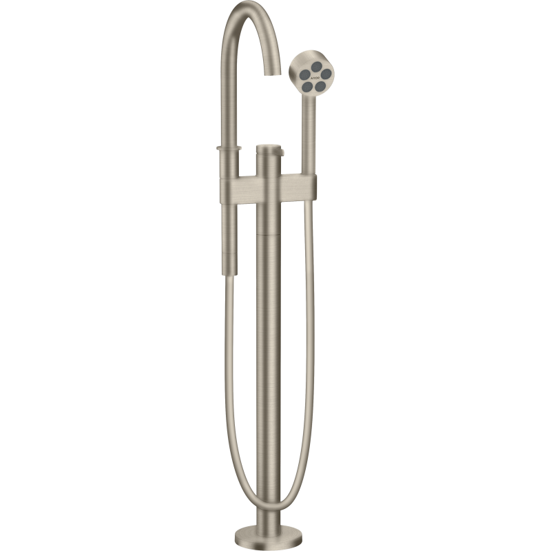 Jednouchwytowa bateria wannowa, wolnostojąca Nikiel Szczotkowany One AXOR 48440820