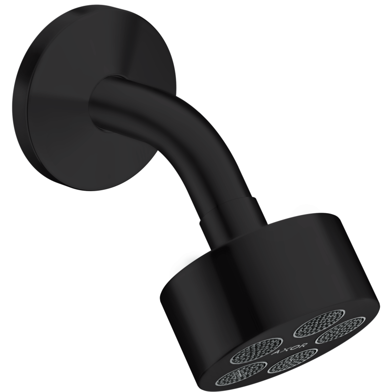 Głowica prysznicowa 75 1jet EcoSmart z ramieniem prysznicowym Czarny Matowy One AXOR 48490670