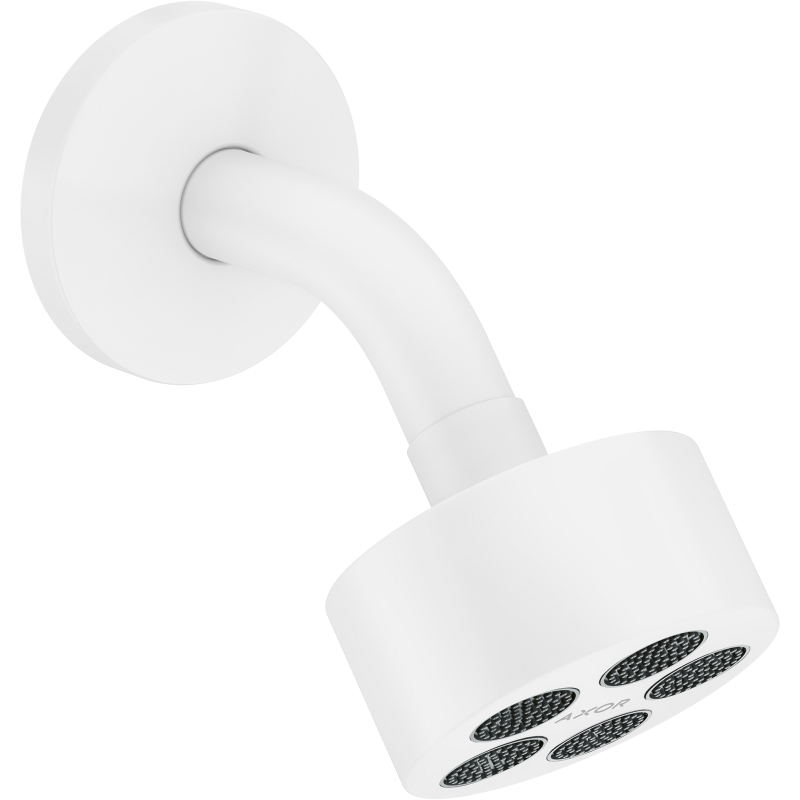 Głowica prysznicowa 75 1jet EcoSmart z ramieniem prysznicowym Biały Matowy One AXOR 48490700
