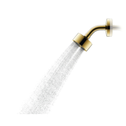 Głowica prysznicowa 75 1jet EcoSmart z ramieniem prysznicowym Złoty Optyczny Polerowany One AXOR 48490990