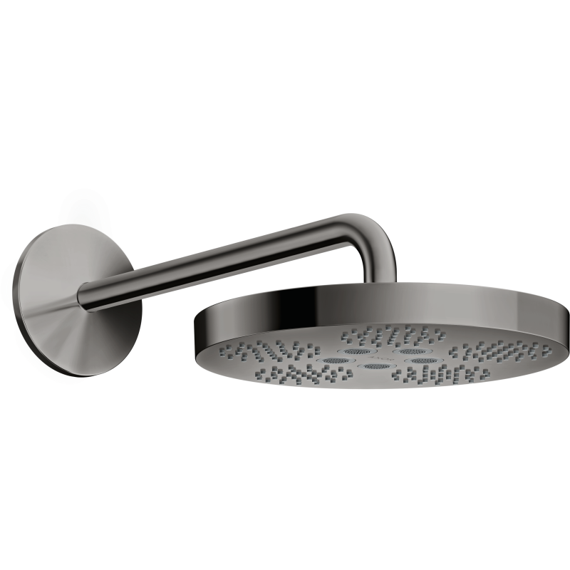 Głowica prysznicowa 280 1jet z ramieniem prysznicowym Czarny Chrom Polerowany One AXOR 48491330