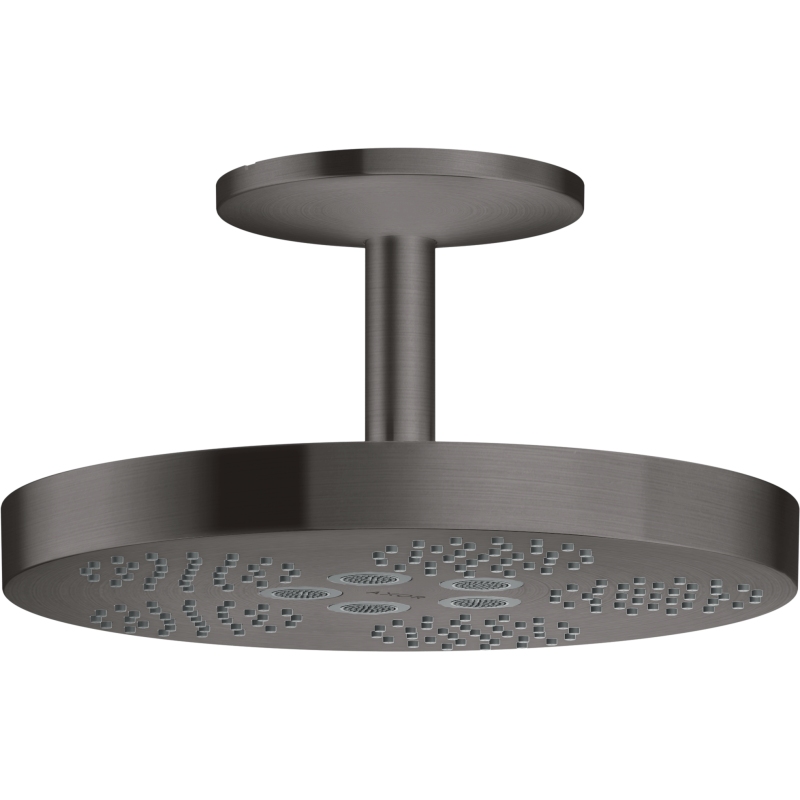 Głowica prysznicowa 280 1jet z przyłączem sufitowym Czarny Chrom Szczotkowany One AXOR 48493340