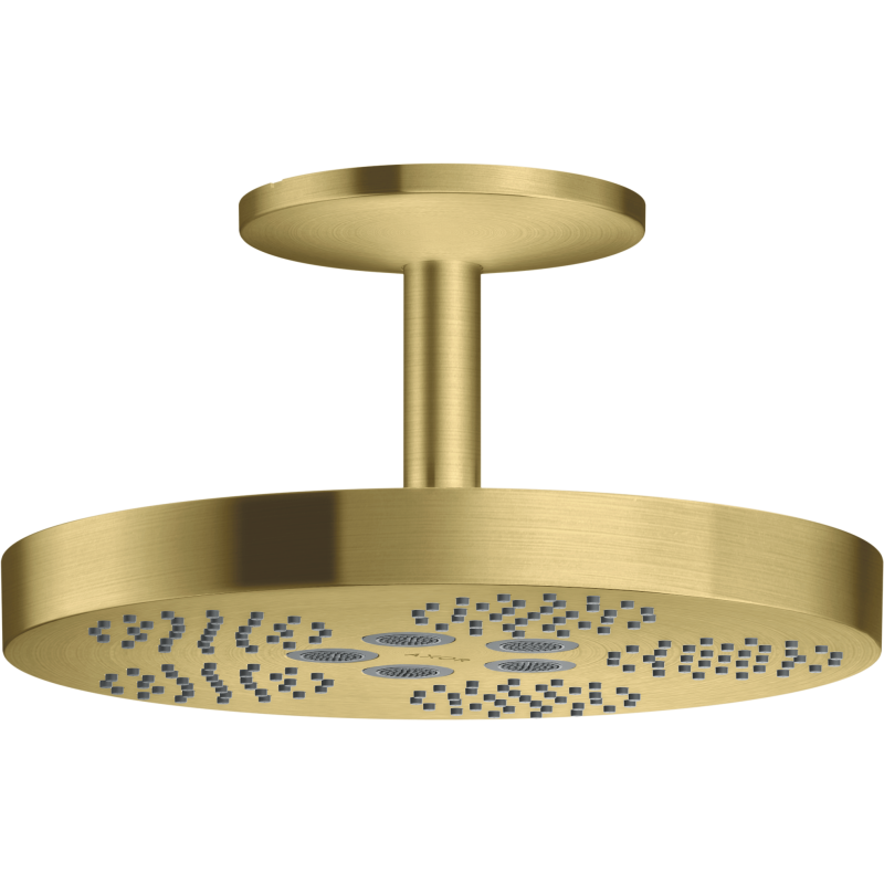 Głowica prysznicowa 280 1jet z przyłączem sufitowym Mosiądz Szczotkowany One AXOR 48493950