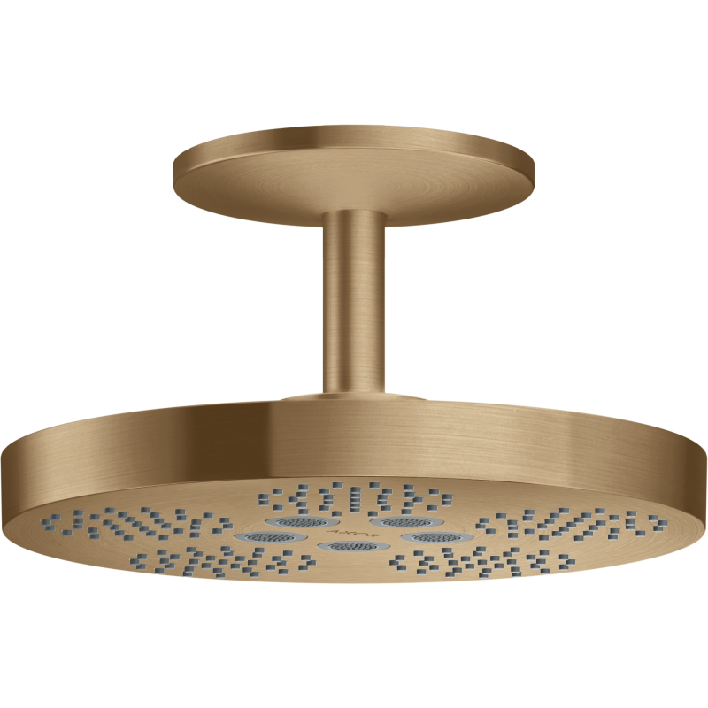 Głowica prysznicowa 280 2jet z przyłączem sufitowym Brąz Szczotkowany One AXOR 48494140