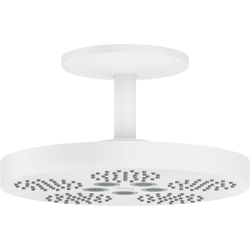 Głowica prysznicowa 280 2jet z przyłączem sufitowym Biały Matowy One AXOR 48494700