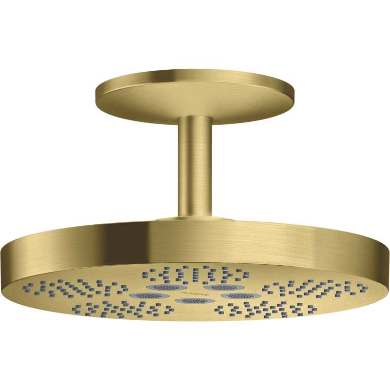 Głowica prysznicowa 280 2jet z przyłączem sufitowym Mosiądz Szczotkowany One AXOR 48494950