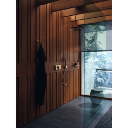 Przyłącze sufitowe 300 mm do głowicy prysznicowej 280 2jet Złoty Optyczny Polerowany One AXOR 48496990