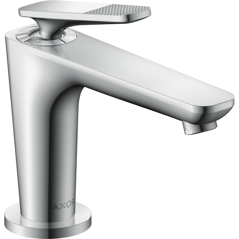 Bateria umywalkowa 90 CoolStart do młych umywalek z niezamykanym kpl odpływowym, szlif kwadratowy Chrom Citterio C AXOR 49021000