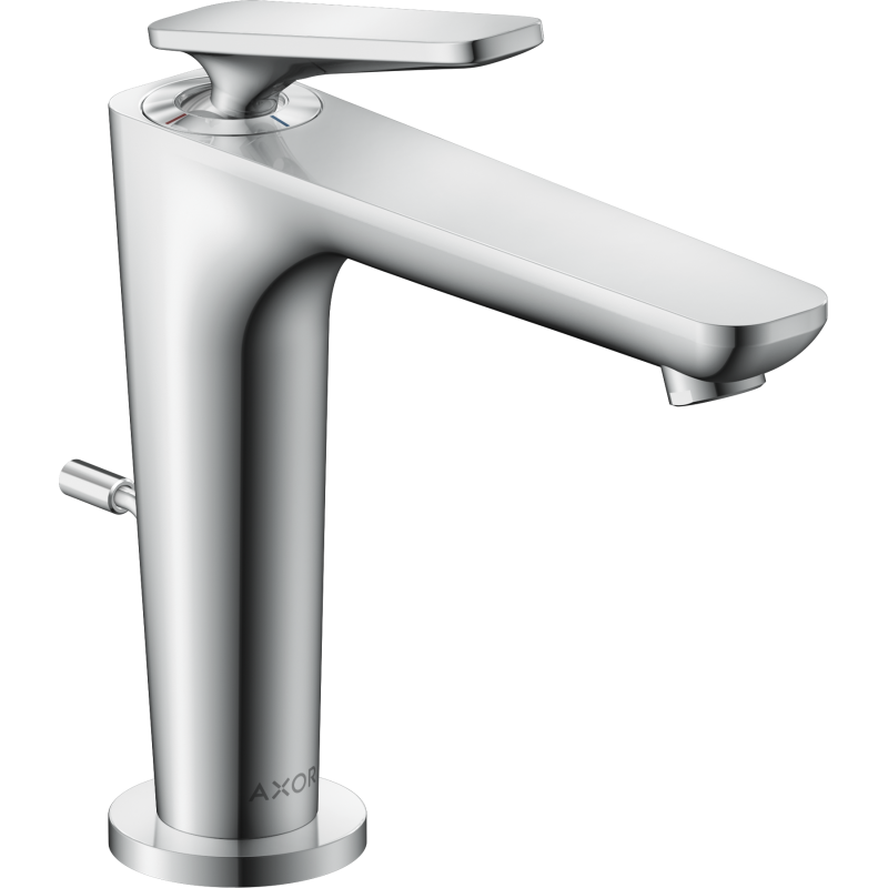 Jednouchwytowa bateria umywalkowa 125 CoolStart z kompletem odpływowym z cięgłem Chrom Citterio C AXOR 49030000