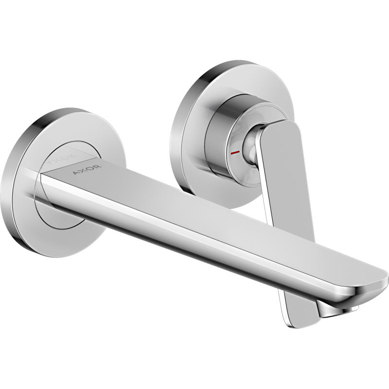 Jednouchwytowa bateria umywalkowa z wylewką 195 mm, ścienna, podtynkowa Chrom Citterio C AXOR 49110000
