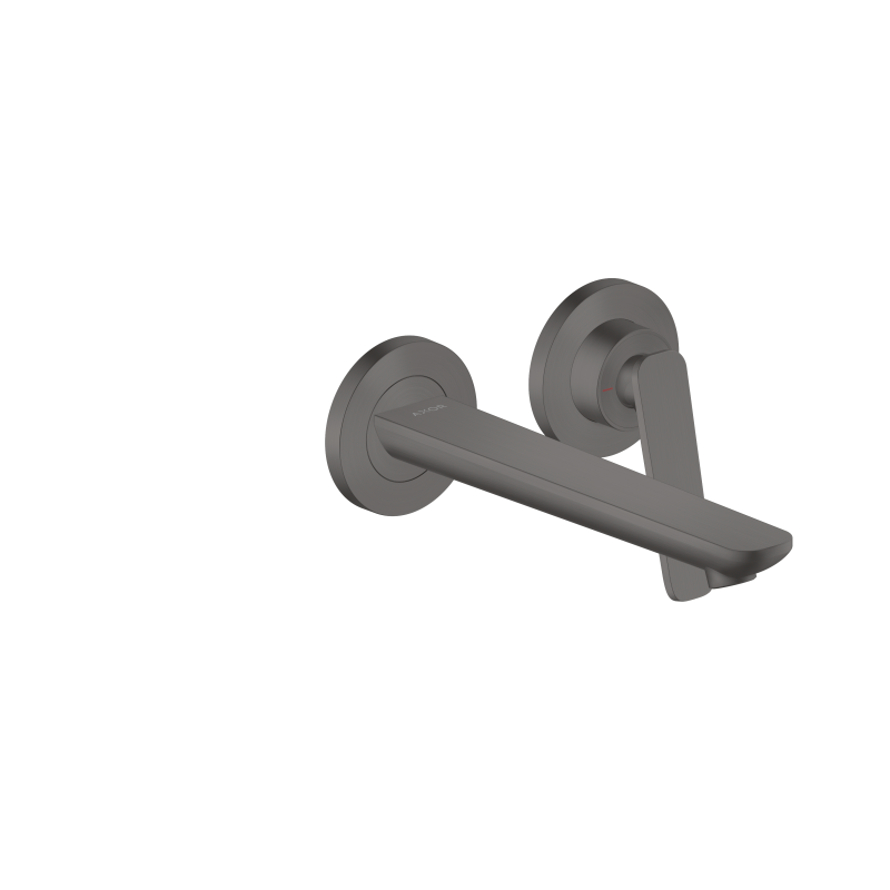 Jednouchwytowa bateria umywalkowa z wylewką 195 mm, ścienna, podtynkowa Czarny Chrom Szczotkowany Citterio C AXOR 49110340