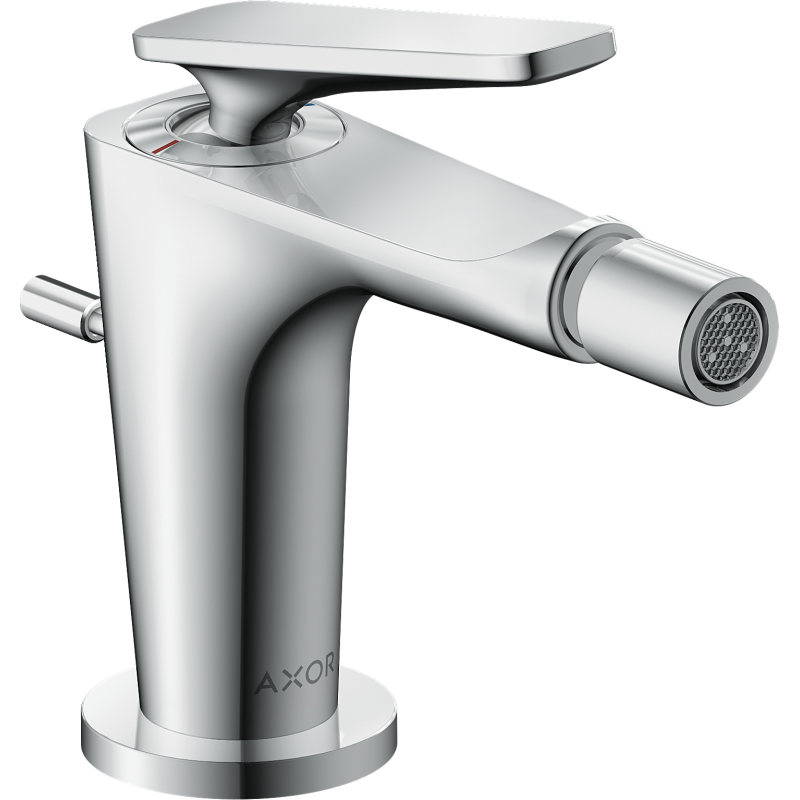 Jednouchwytowa bateria bidetowa z kompletem odpływowym z cięgłem Chrom Citterio C AXOR 49210000