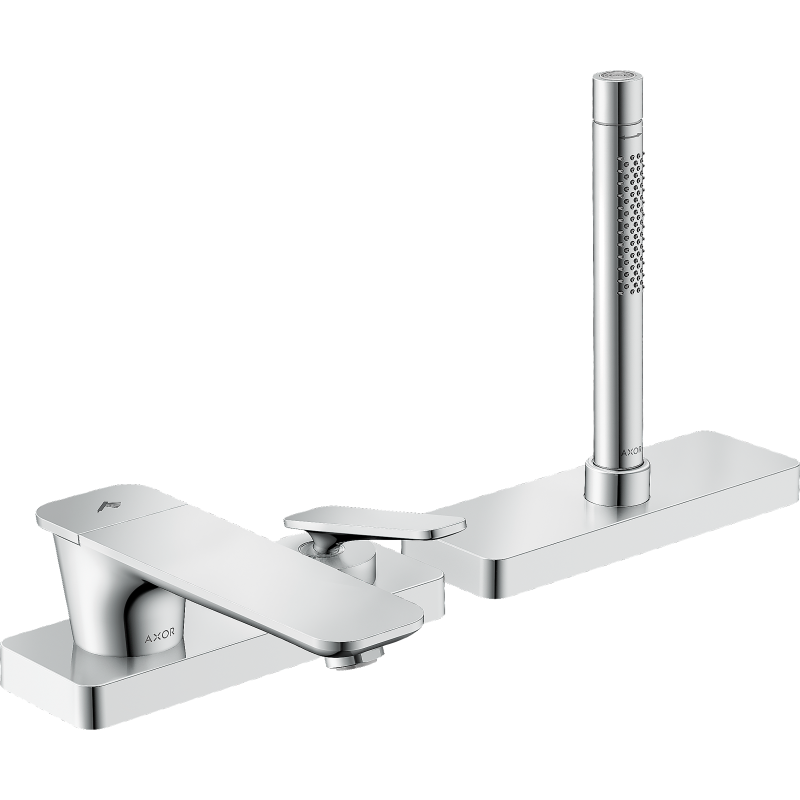3-otworowa jednouchwytowa bateria na brzeg wanny, sBox Chrom Citterio C AXOR 49430000