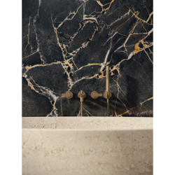 3-otw. bateria wannowa z punktowym Setem prysznic, ścienna, podtynkowa, szlif kwadratowy Brąz brushed Citterio C AXOR 49481140