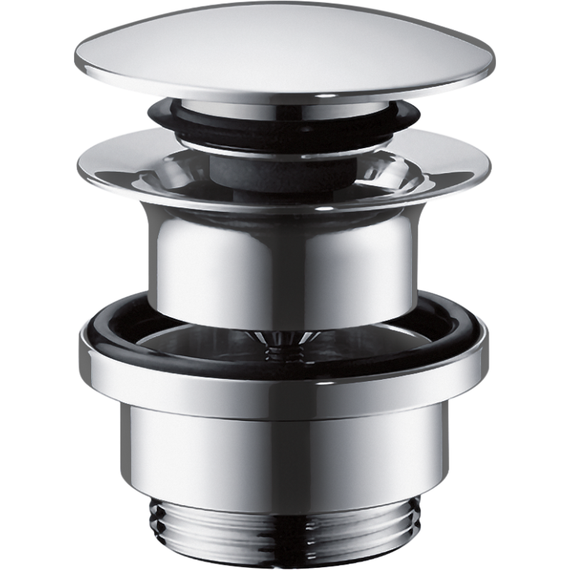 Komplet odpływowy Push-Open do umywalek i bidetów Chrom Szczotkowany AXOR 51300260