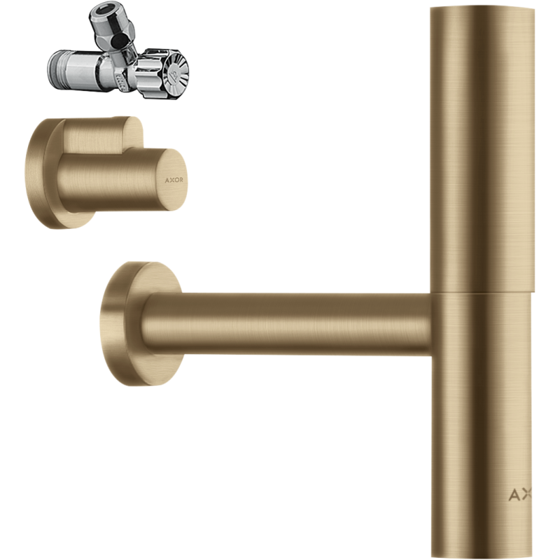 Syfon ozdobny Flowstar, zestaw Brąz Szczotkowany AXOR 51304140