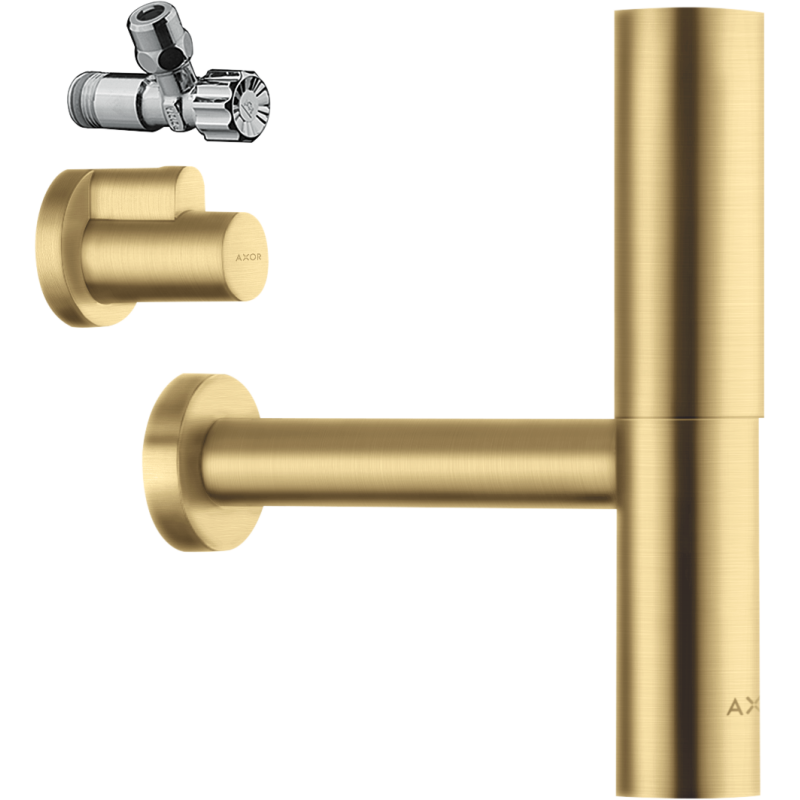Syfon ozdobny Flowstar, zestaw Złoty Optyczny Szczotkowany AXOR 51304250