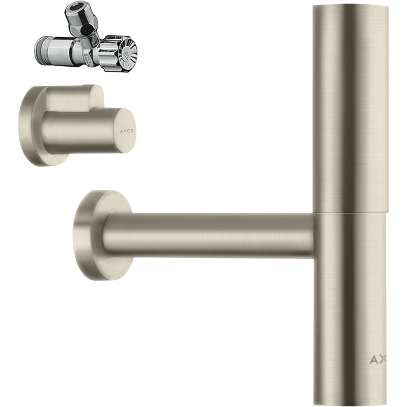 Syfon ozdobny Flowstar, zestaw Nikiel Szczotkowany AXOR 51304820