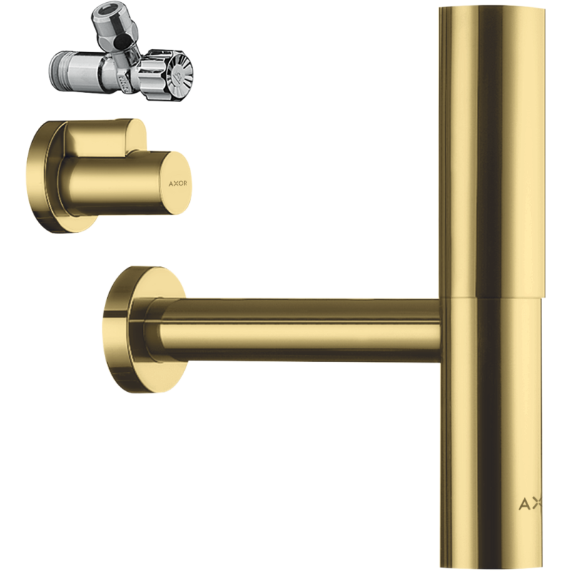 Syfon ozdobny Flowstar, zestaw Złoty Optyczny Polerowany AXOR 51304990