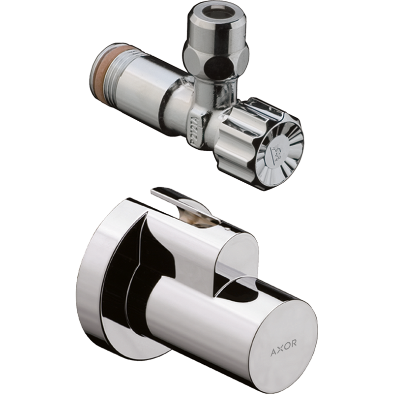 Zawór kątowy z osłoną, G 3/8 Czarny Chrom Szczotkowany AXOR 51307340