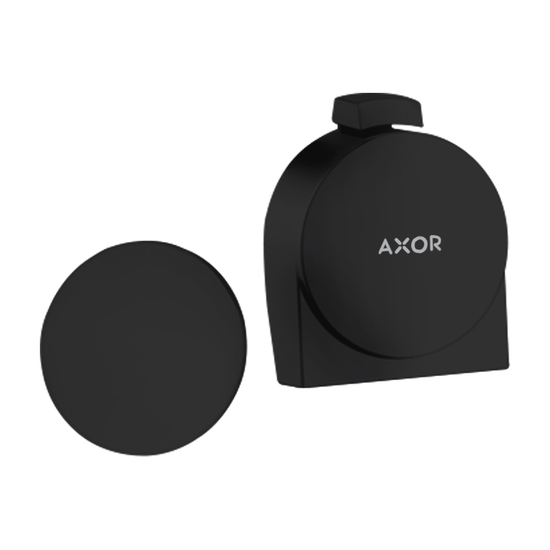 Element zewnętrzny do syfonu wannowego z napełnianiem przez przelew, Plus Czarny Matowy AXOR 58304670
