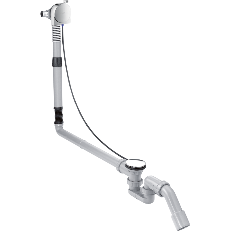 Kompletny syfon wannowy z napełnianiem przez przelew, specjalny Chrom AXOR 58317000