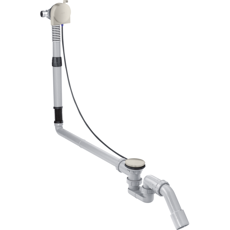 Kompletny syfon wannowy z napełnianiem przez przelew, specjalny Stal Szlachetna Optyczna AXOR 58317800