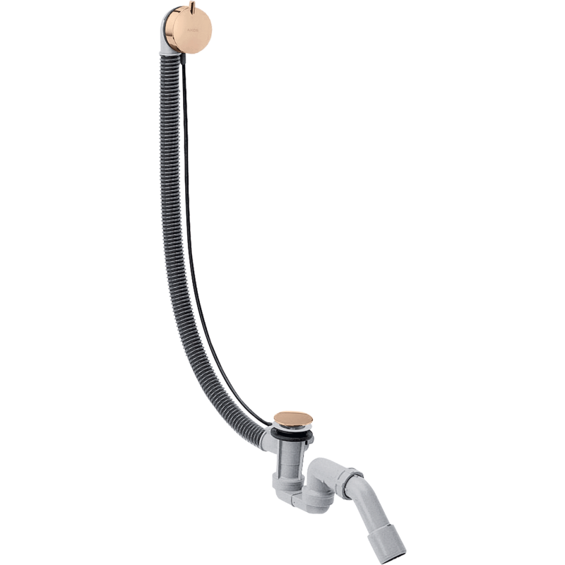 Kompletny syfon wannowy z przelewem, specjalny Czerwony Złoty Polerowany AXOR 58318300